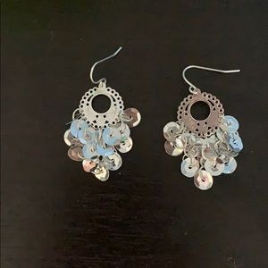 Silver earrings